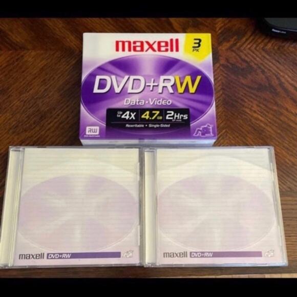NEW Maxwell DVD-RW x 5  4.7 gb  2 hrs - Picture 1 of 2